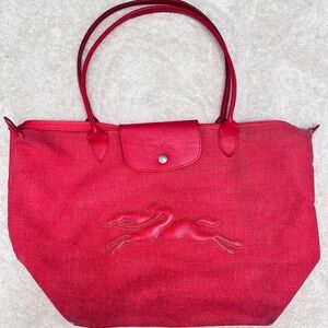 Longchamp watermelon color limited edition bag